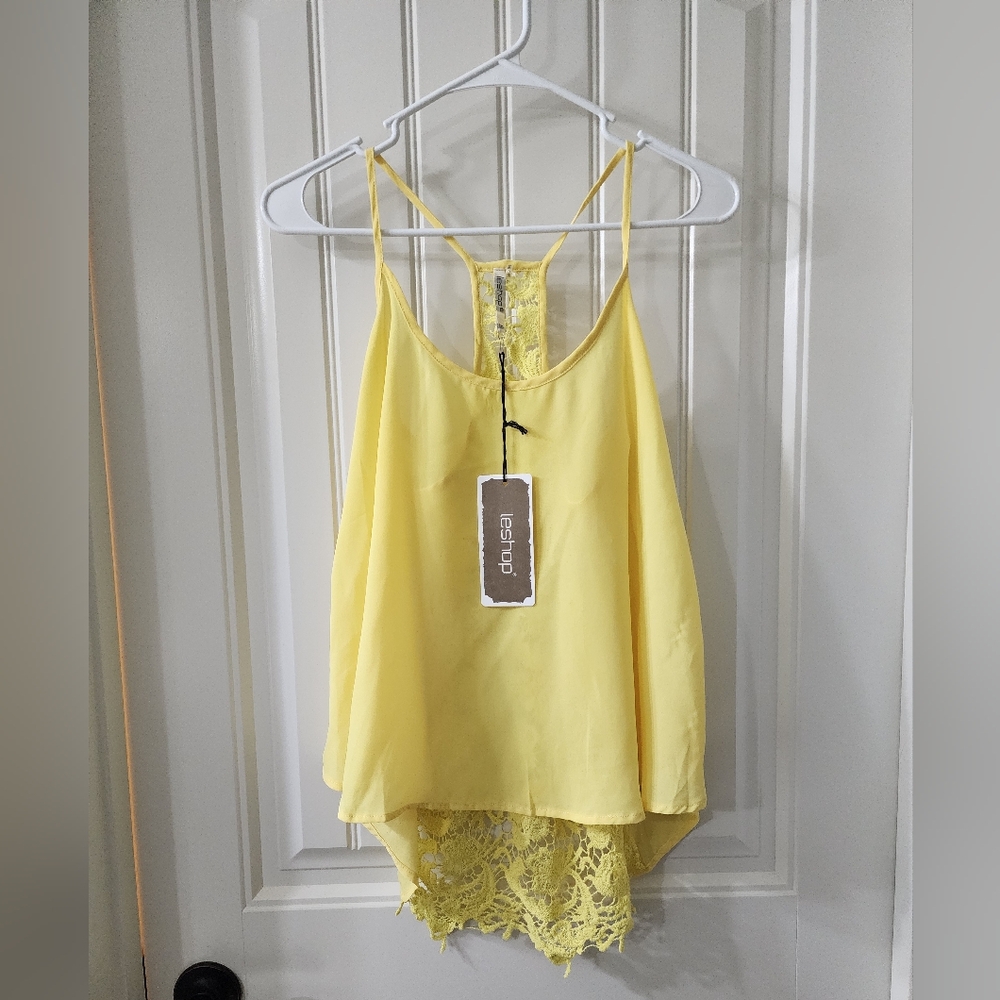 Lace tank top
